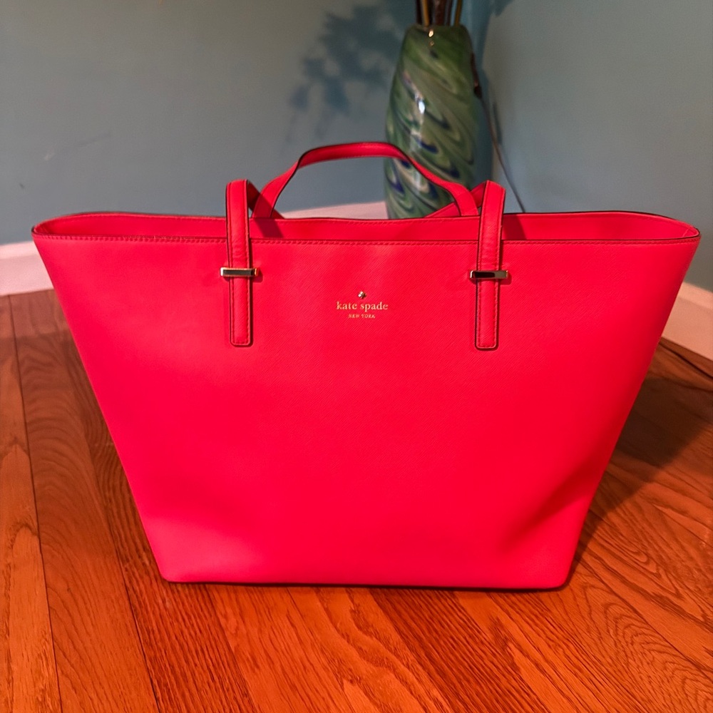 Kate Spade Vibrant Watermelon Colored Tote